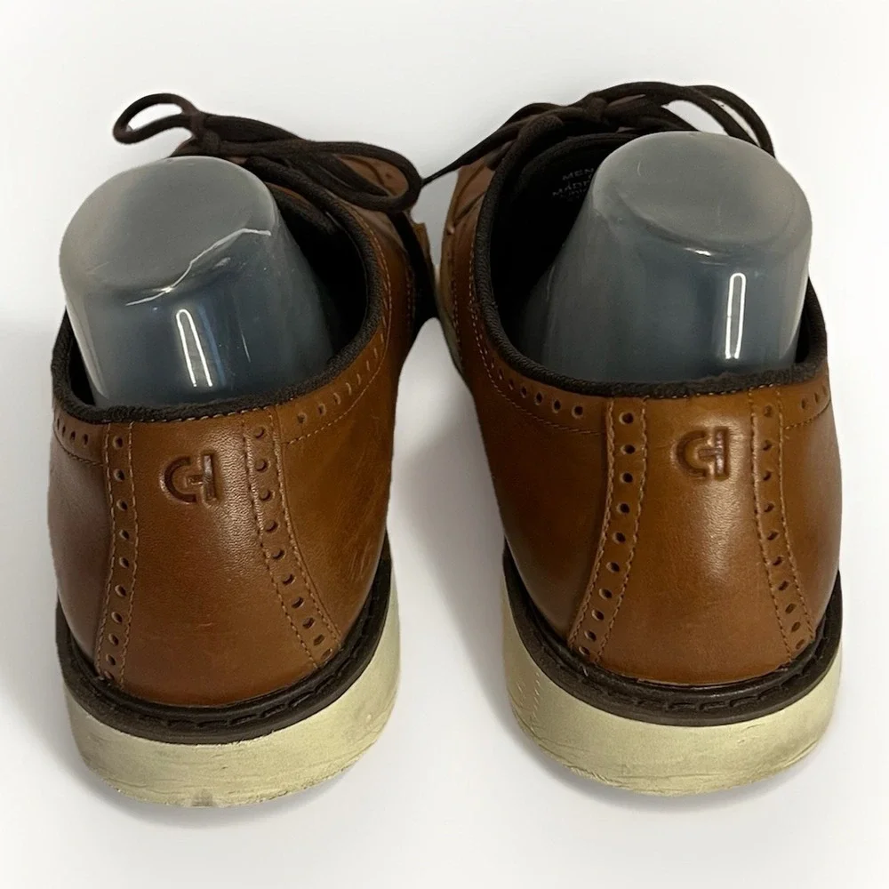 Cole Haan C34120 Grand OS Wingtip Oxford Brown Leather Mens Dress‎ Shoe 11 M